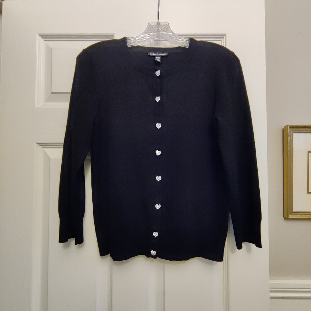 NWOT Cable & Gauge BLACK Cardigan